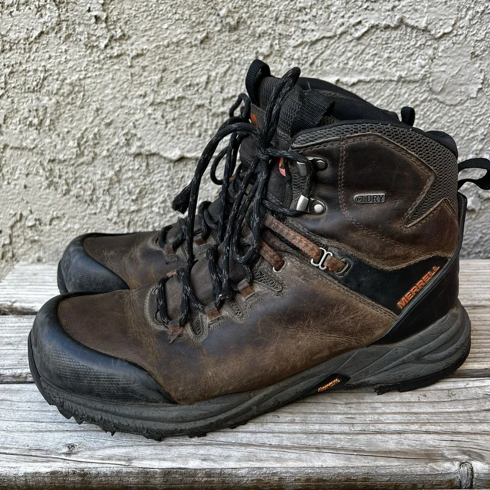 MERRELL Men Size 11.5 Phaserbound 2 Carbon Fiber Toe Waterproof Work